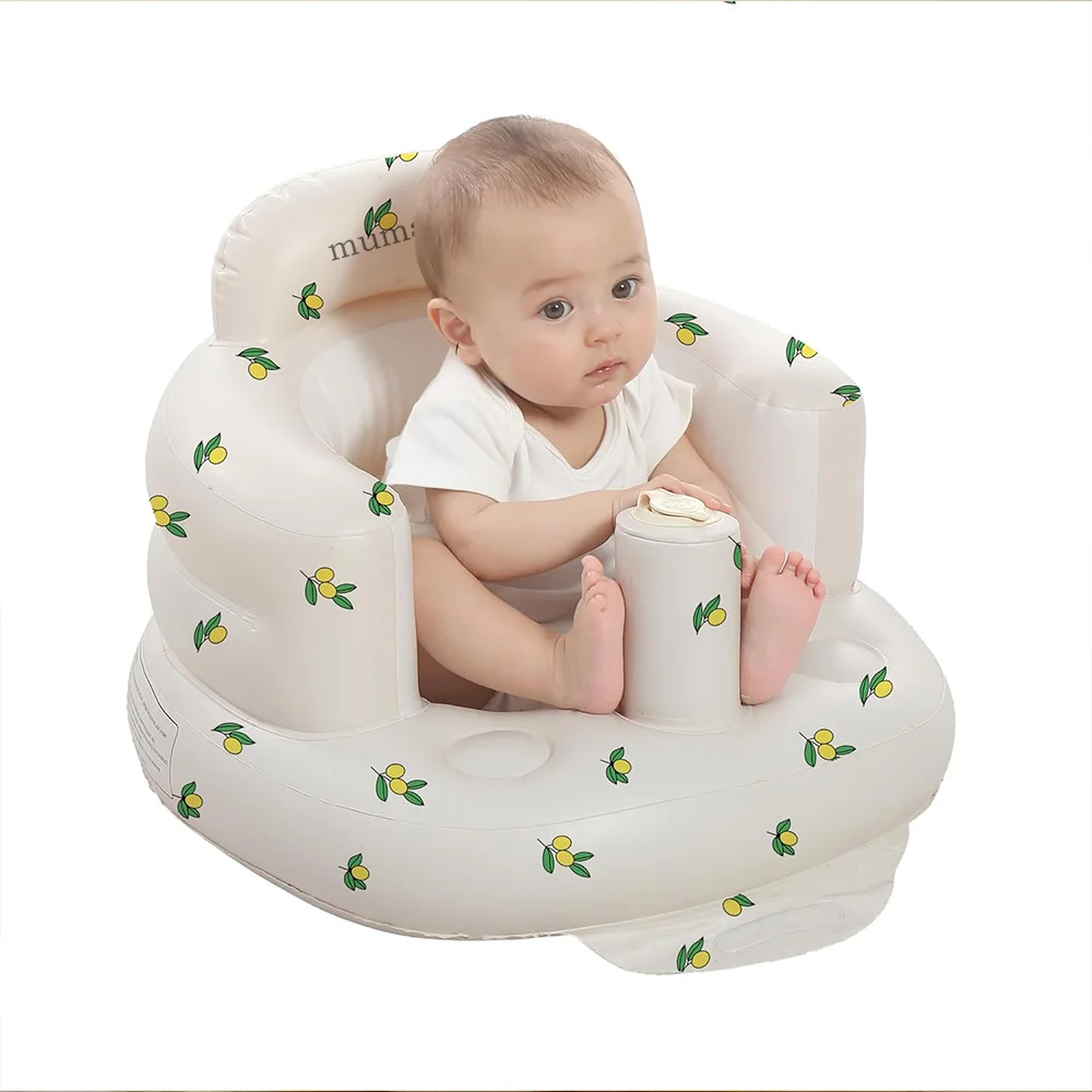Bañera inflable portátil para bebé con soporte lumbar - imagen 3