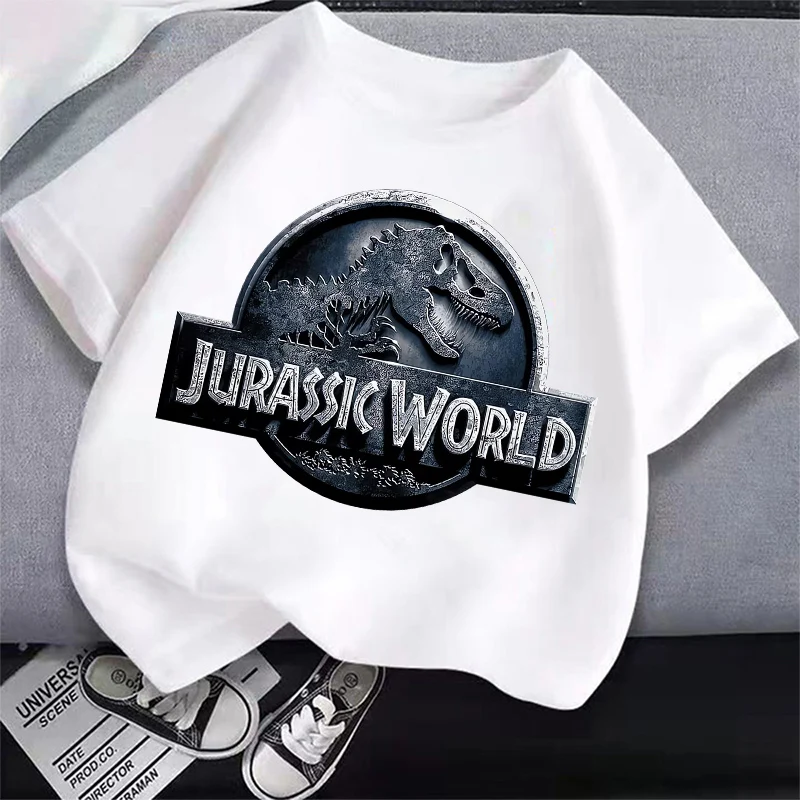 Jurassic World Rebirth Camiseta de algodón manga corta para niños - imagen 3