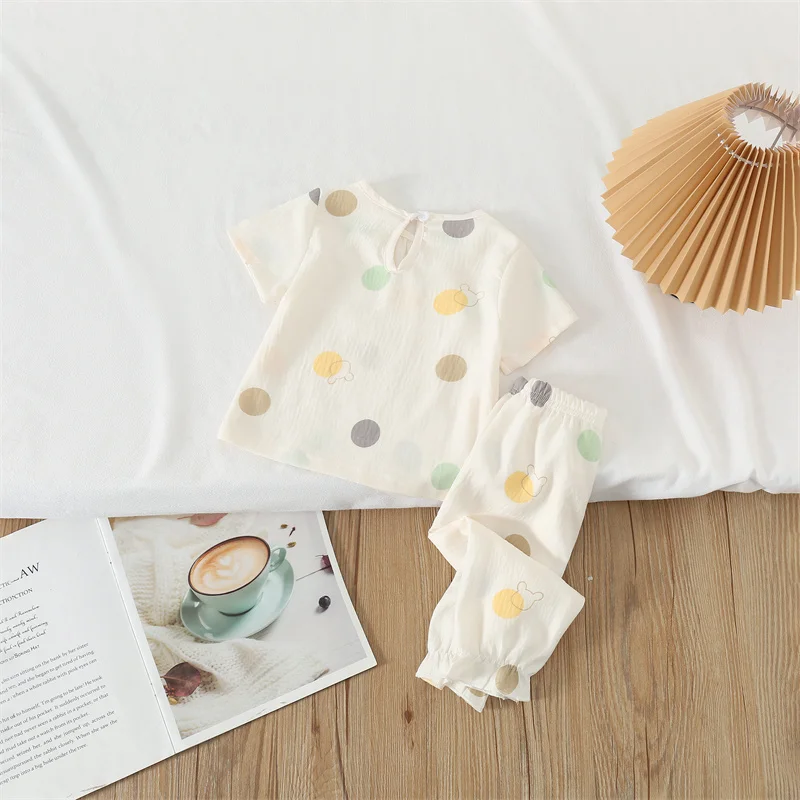 Pijama corta de algodón para bebé y niño verano - imagen 4