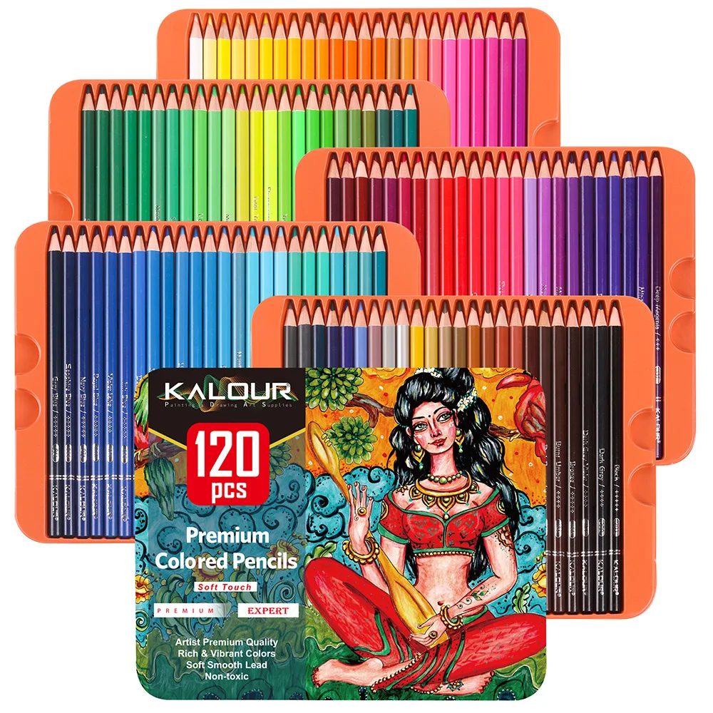 KALOUR lápices de colores para dibujo y boceto infantil