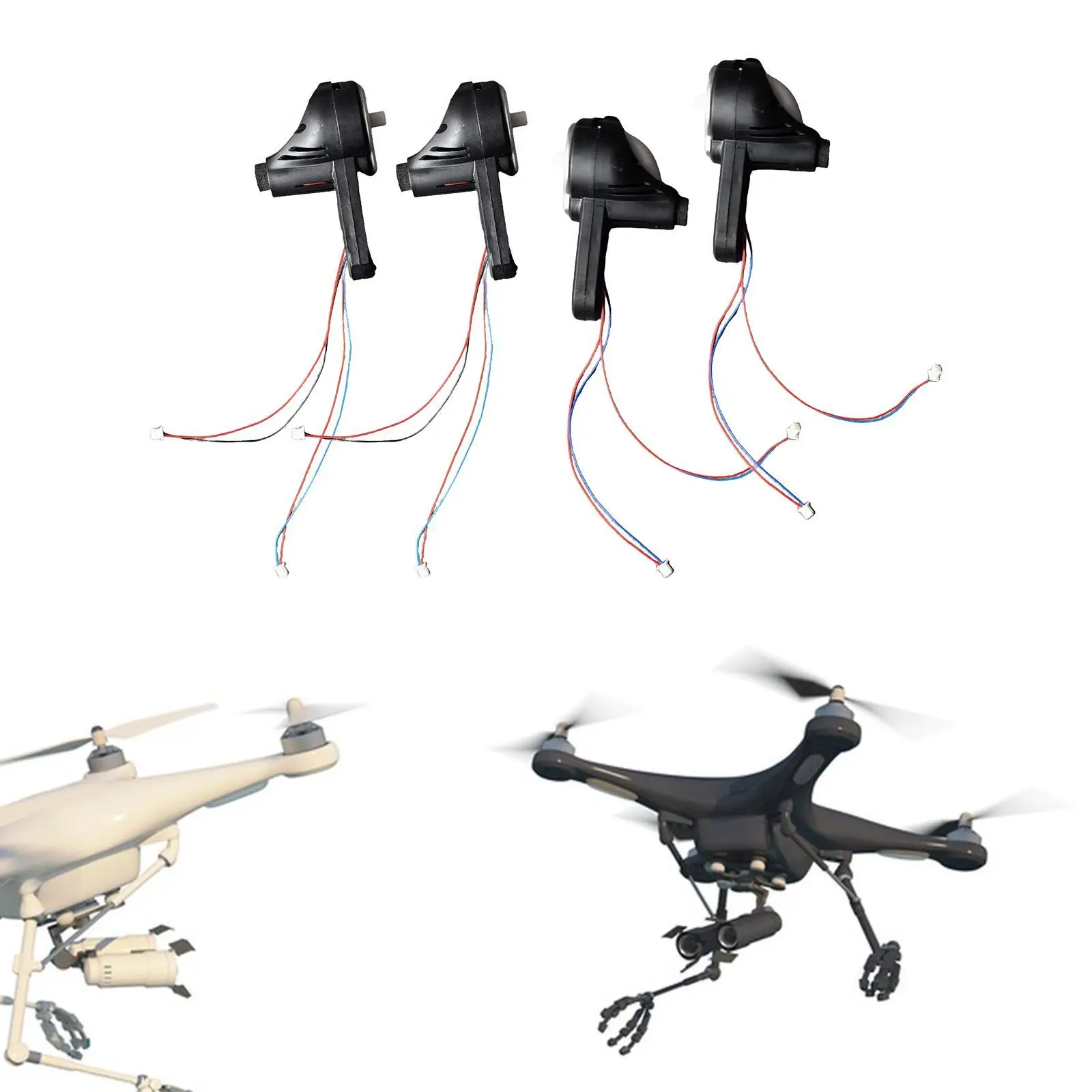 4x Folding Drone Arms Directly Replace, High Performance, Easy Installation,