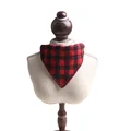 B scarf red black