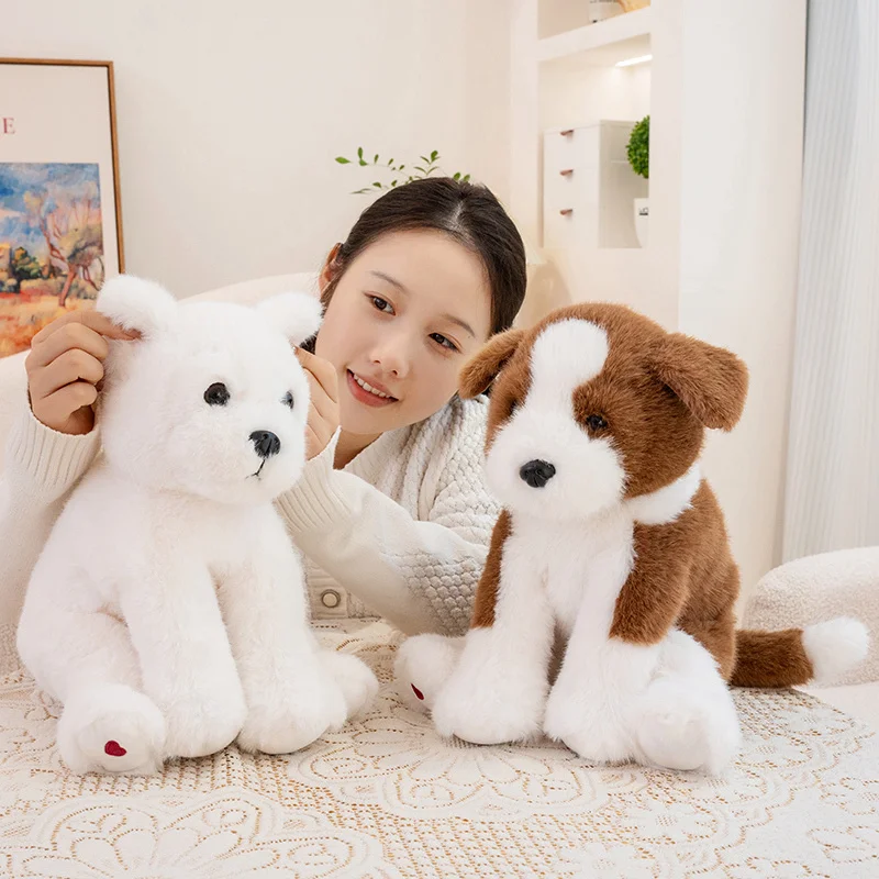 Peluche realista de perro suave para niños – Compañero tierno - imagen 3