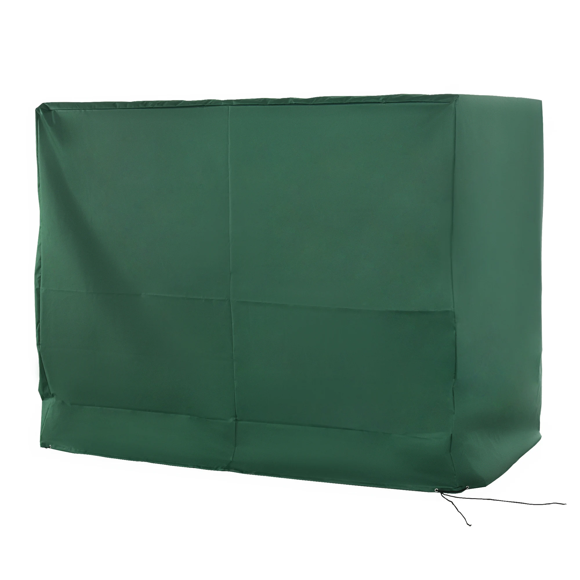 Outsunny Funda Balancín Jardín Funda Columpio Jardín Exterior Cubierta de Columpio con Cordones Ajustables Impermeable Anti-UV 240x133x185 cm Verde