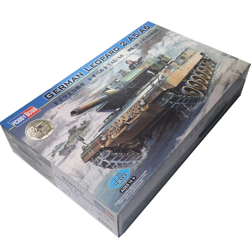 TRUMPETER 1/35 Leopard alemán 2 A5/A6 tanque de batalla principal modelo de rompecabezas de ensamblaje de plástico - imagen 3