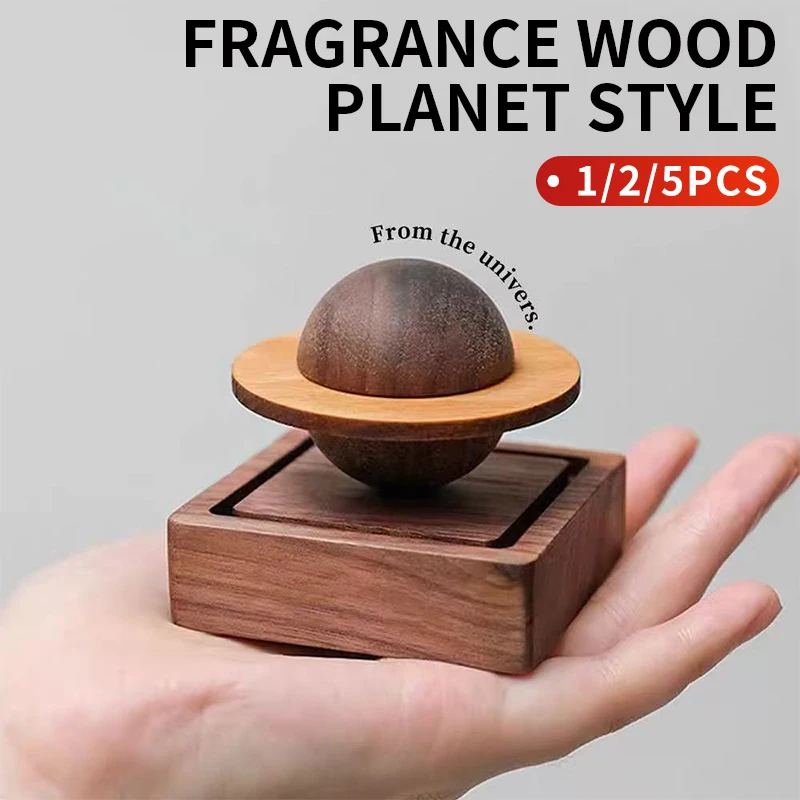 1/2/5 Uds fragancia de madera-potenciador de fragancia de planeta-aceite esencial de aromaterapia potenciador de fragancia para el hogar y el dormitorio-transportado en coche