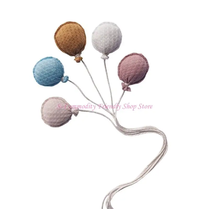 85AE 5 uds. Adorno pared con forma globo, globo decorativo para habitación niños, decoraciones colgantes, conjunto - imagen 4