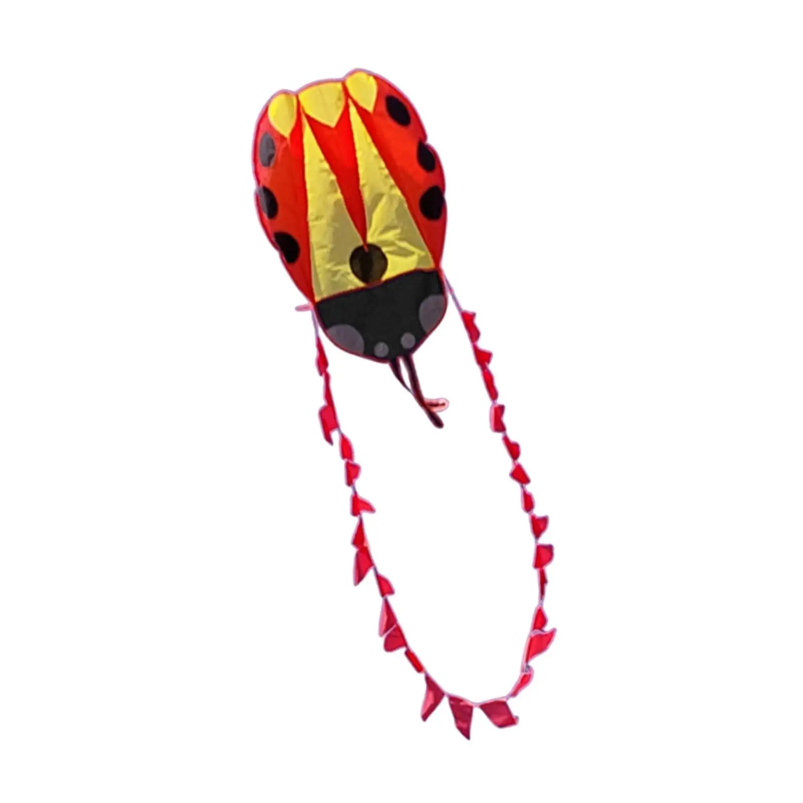 Kids Inflatable Kite Easy to Handle with 100M Line & Tail Portable Flying Toy for Yard Travel Playground Beach Park Adults