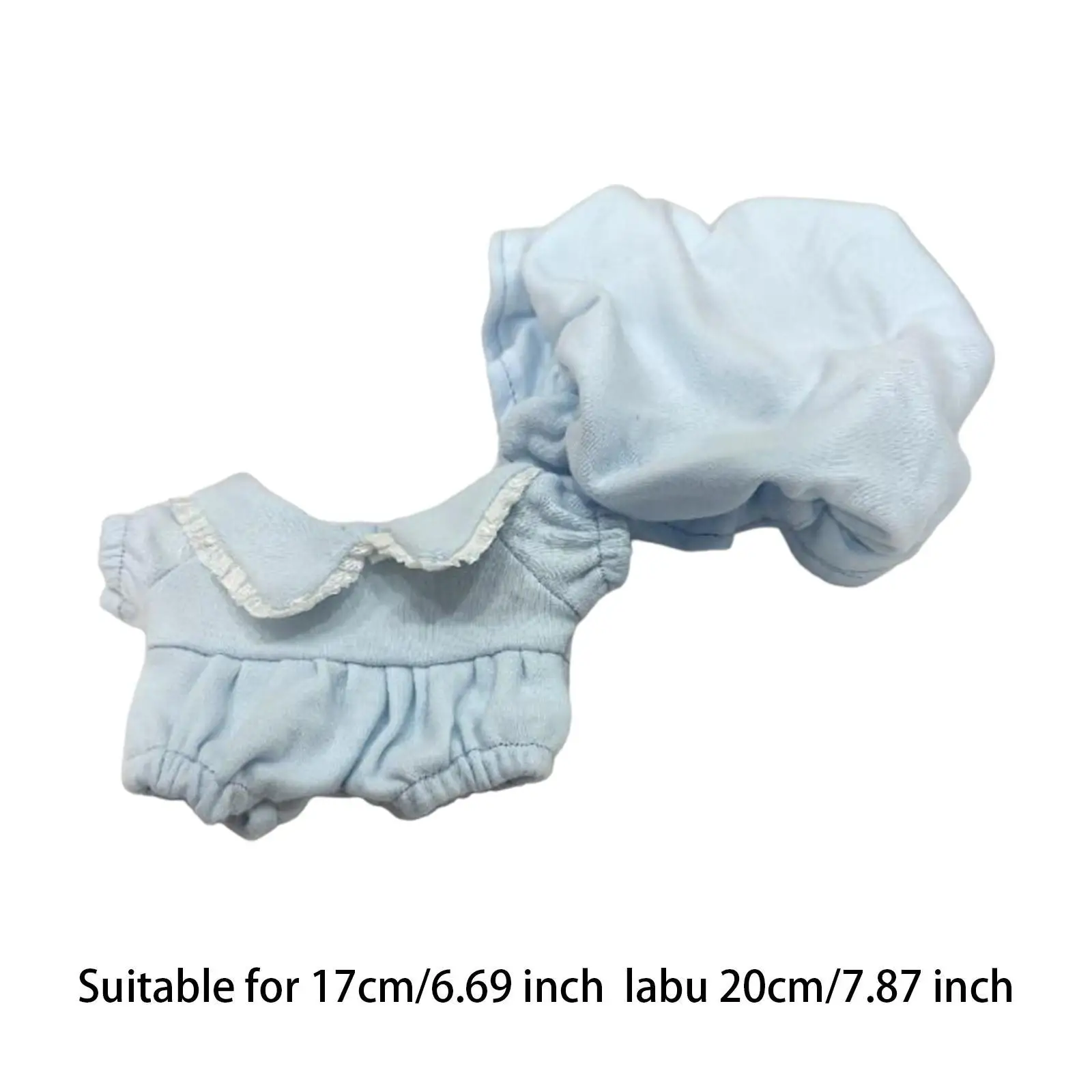 Plush Doll Clothes for Kids Birthday Gift DIY Costumes for 6.69inch 7.87inch