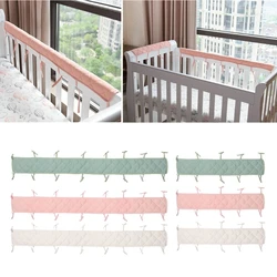 Parachoques acolchados para cuna – Protectores transpirables
