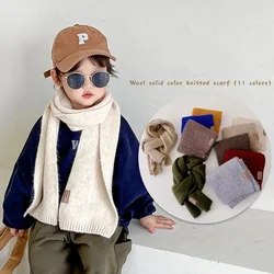 Bufanda infantil de cachemira suave para frío