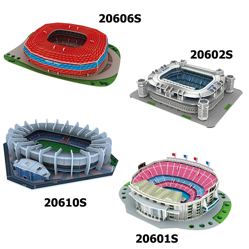 DDJ Rompecabezas 3D: Campos de fútbol en miniatura - imagen 2
