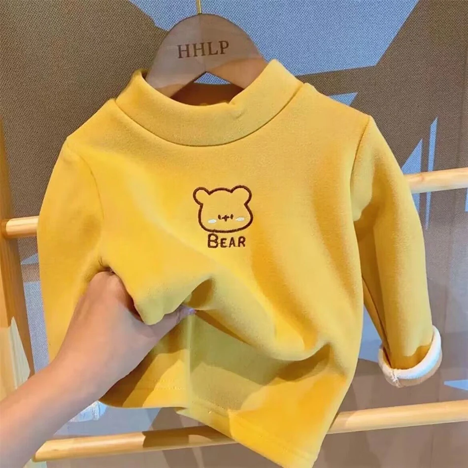 Sudadera infantil forro polar para niños y niñas con estampado animal - imagen 3