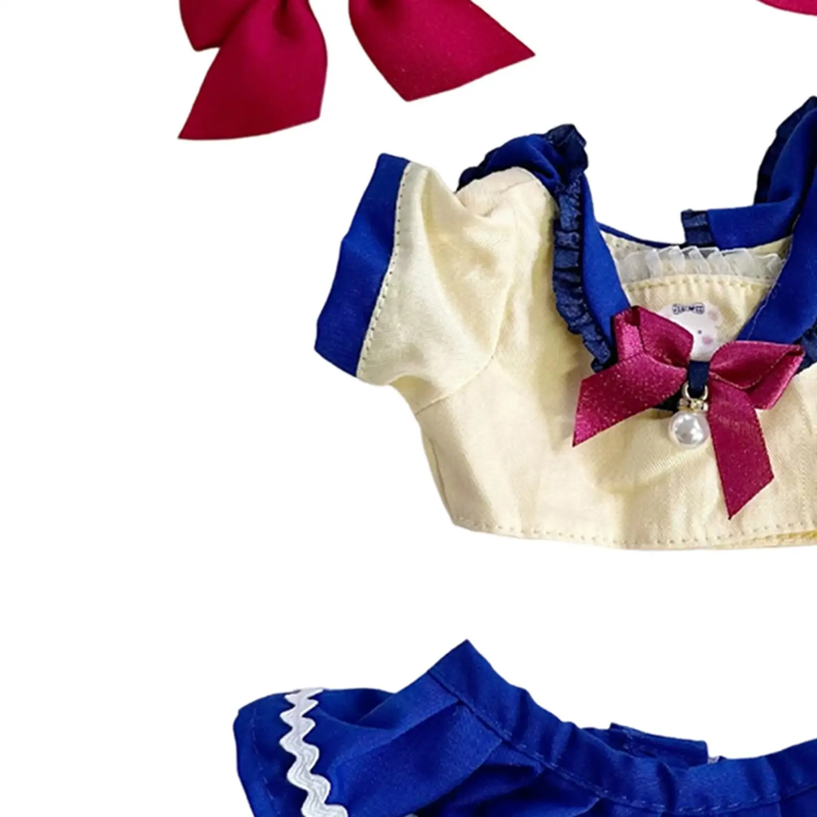 Uniforme marinero para muñeca con accesorios de pelo