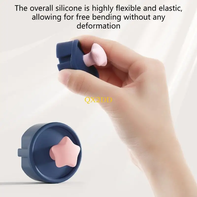 QX2D 1 ud./10 Uds. Tapa enchufe eléctrico silicona suave multicolor tapa salida seguridad para niños protectores - imagen 2