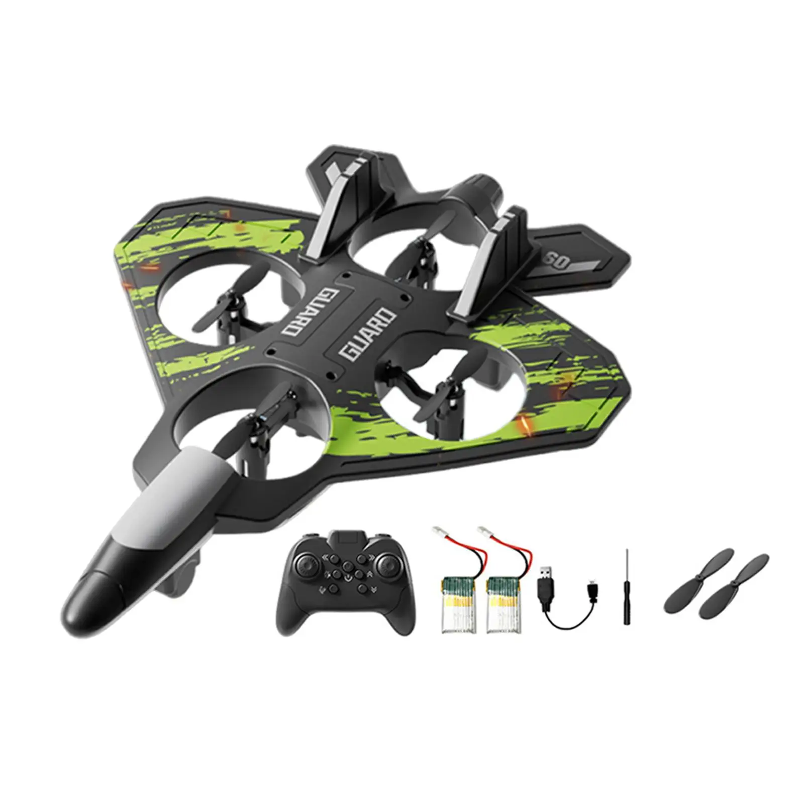 Remote Control Airplane with Colorful Lights Portable Recahrgeable Outdoor Toy for Kids Boys RC Plane Hobby Glider Fighter Model