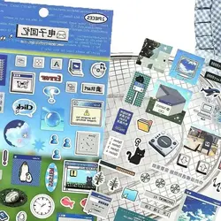 Pegatinas infantiles de mascotas – Estilo papelería creativa