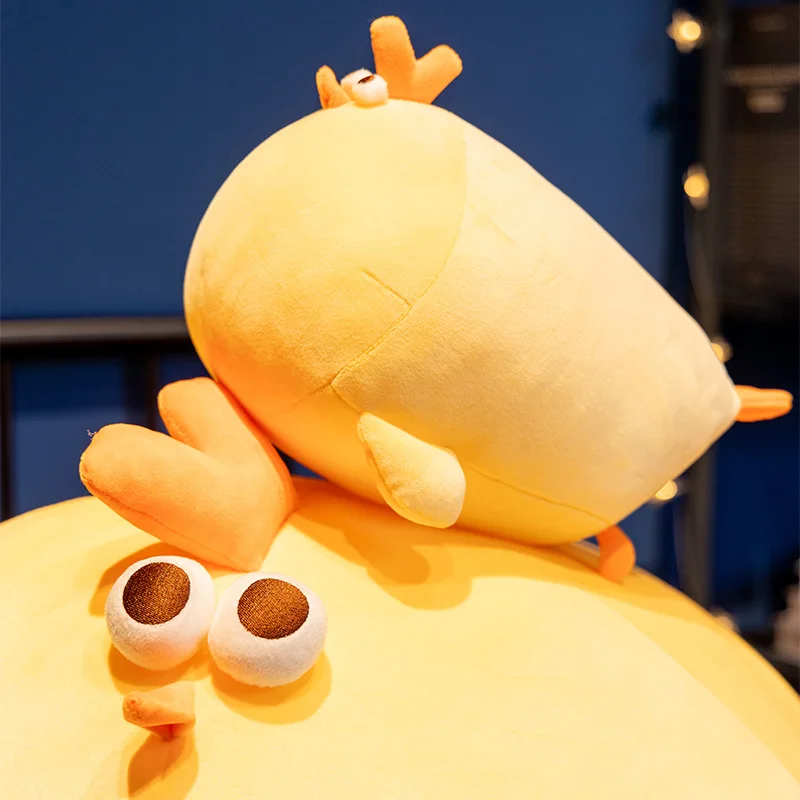 Peluche apaciguador de pollito suave para dormir, compañero nocturno
