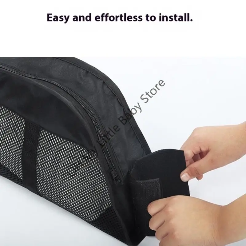 M76C Multi -funcional Bolsas almacenamiento Diseño impermeable Instalación rápida Anti slip Baby Gear Organizador - imagen 5