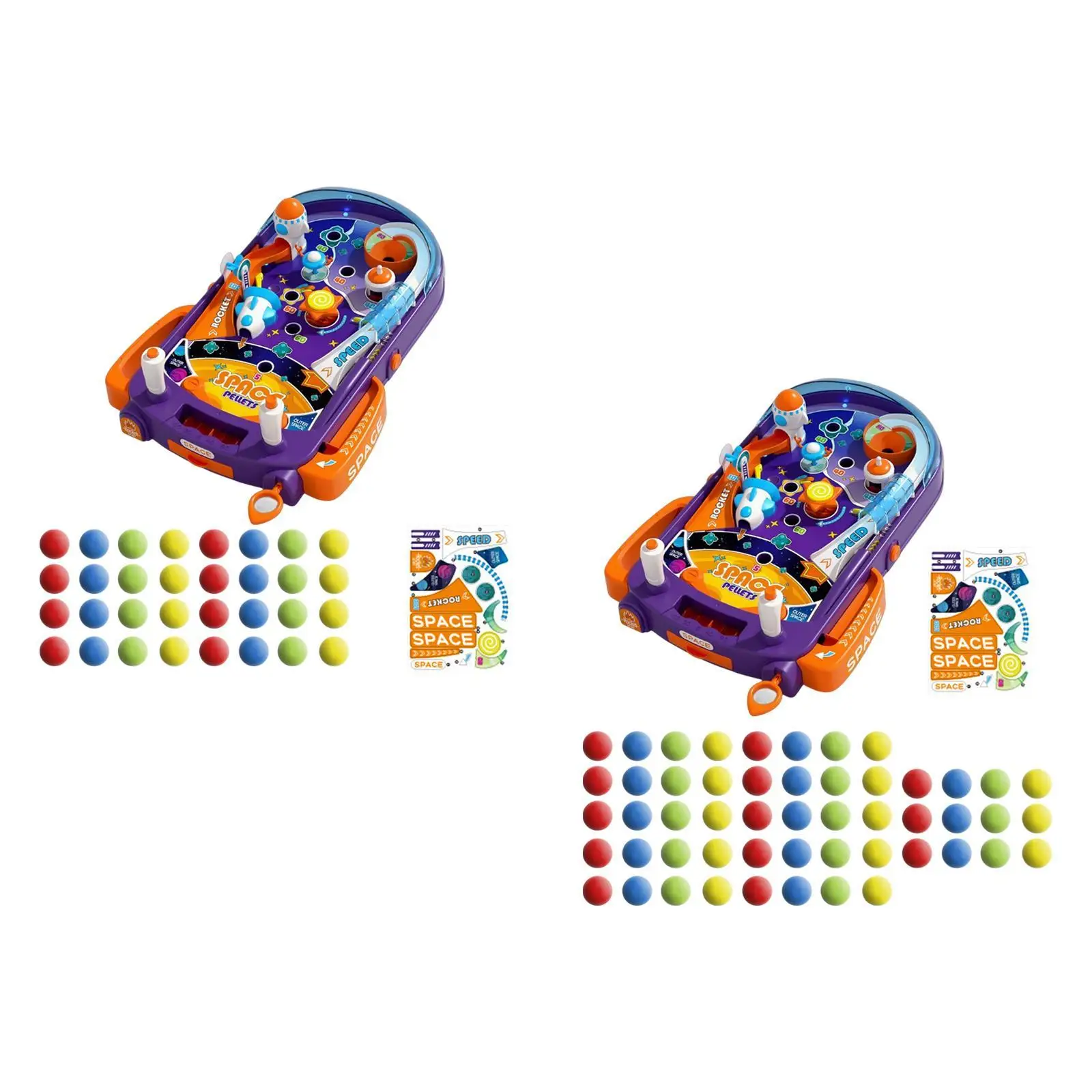 Children Pinball Machine Interactive Toy Interactive Game Portable Educational