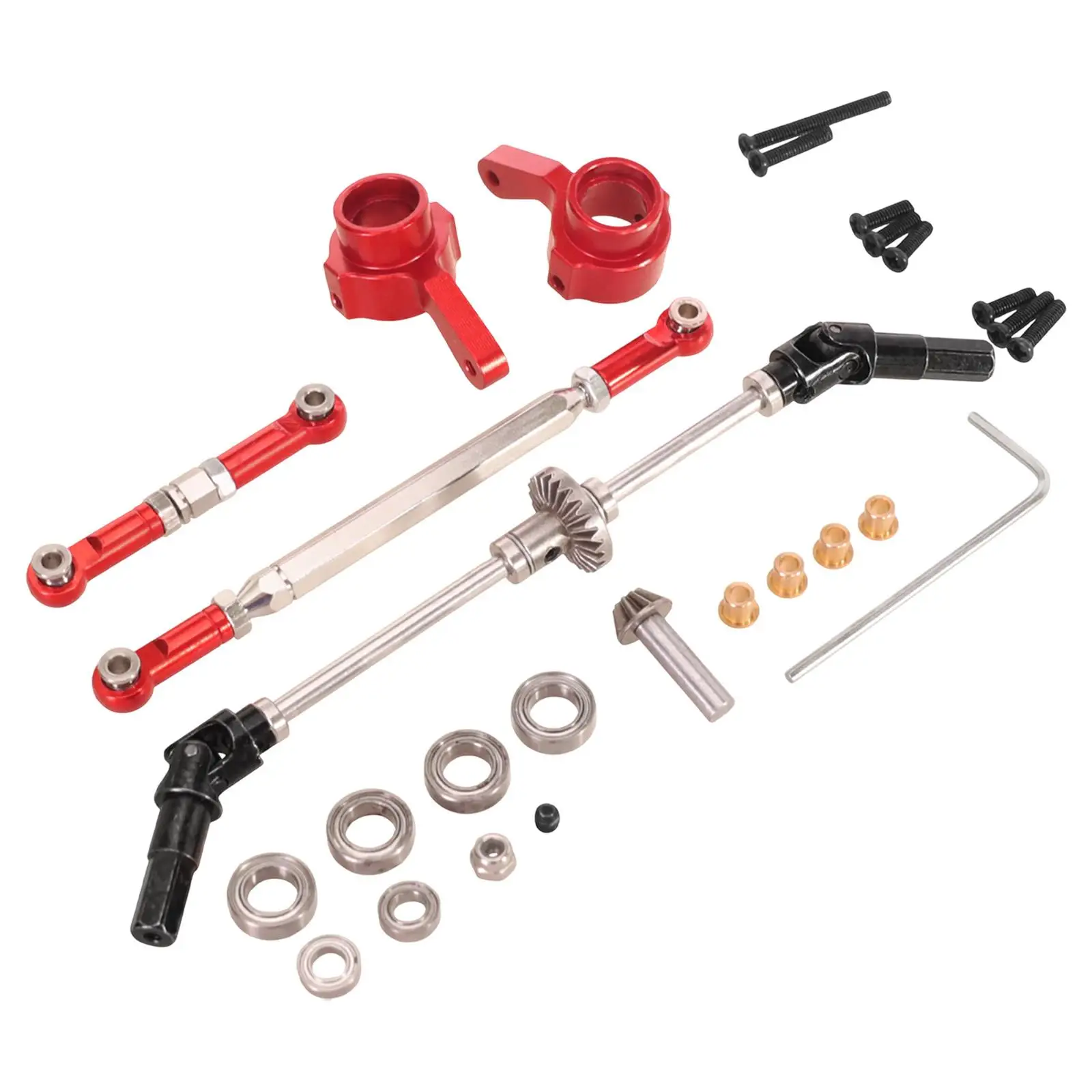 Metal Gear Front Axle Assembly High Performance Wear Resistant Easy Installation Remote Control Car Parts for MN98V2 MN99sv2