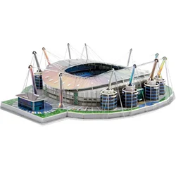 [Divertido] 130 unids/set, Aguero, Inglaterra, ciudad del Manchester eti'd F.C. Juguete de construcción de estadios de fútbol, juguete de regalo, caja original, RU
