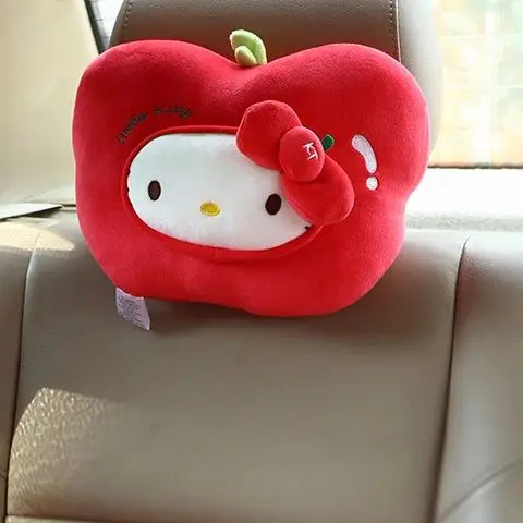 Peluche Hello Kitty forma de manzana – Cojín suave de abrazo - imagen 2