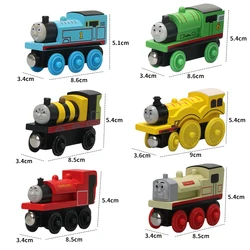 Tren de madera Thomas Molley Gold Diesel – Tren de riel para niños