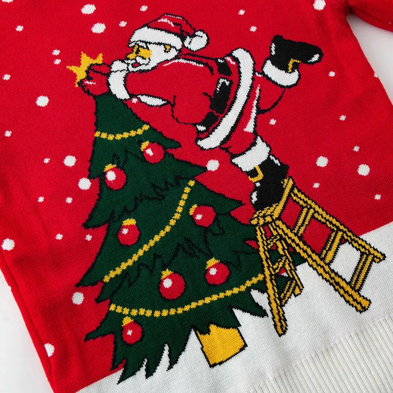 Jersey navideño para niños – Punto manga larga informal - imagen 4