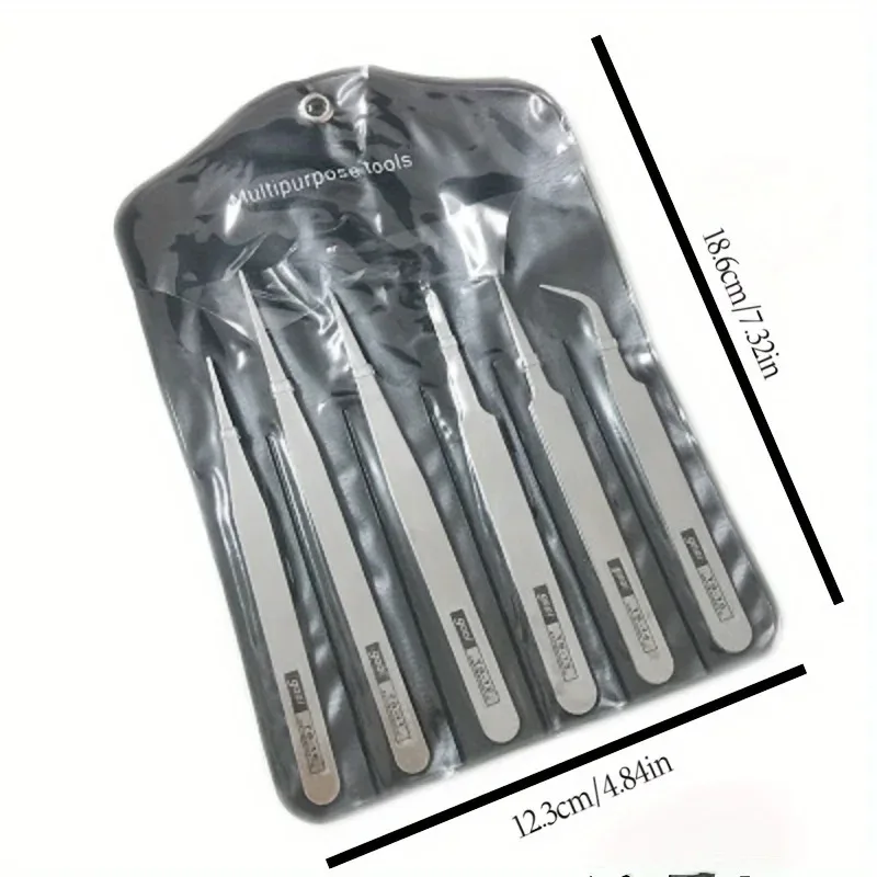 Pinzas de acero inoxidable rectas y curvadas de precisión - imagen 5
