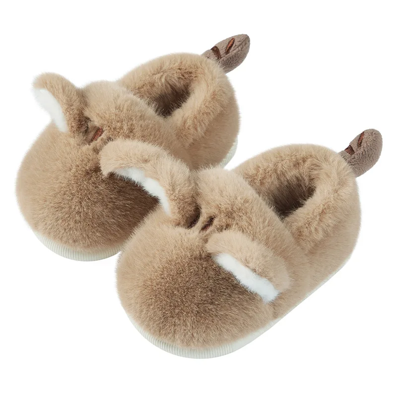 Zapatillas de casa algodón para niña – peludas y cálidas en invierno - imagen 3
