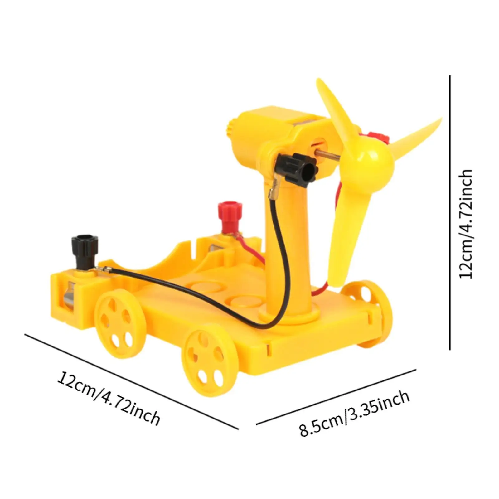 DIY Wind Power Car Model Intelligence Education Toy Craft Projects Teaching Tool Scientific Experiments Set for Kids Children