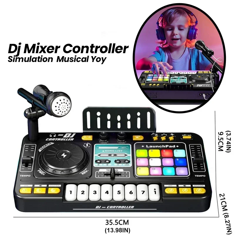 Consola DJ para niños con órgano electrónico multifunción - imagen 3