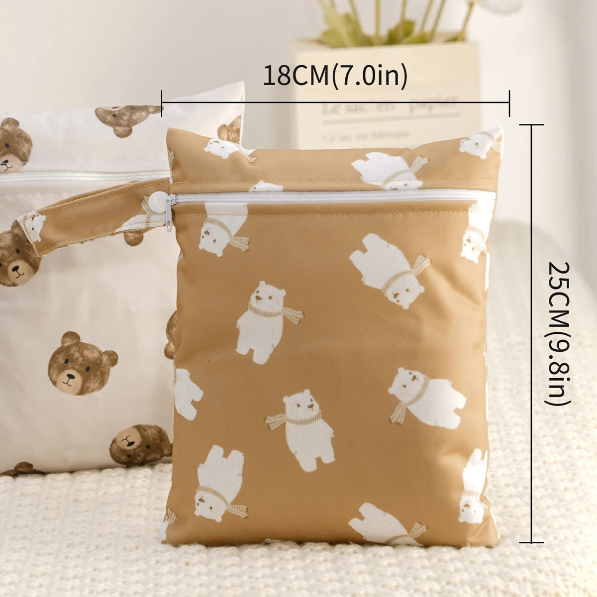 Elinfant Bolsa impermeable pañales ropa mojada para natación viaje - imagen 4