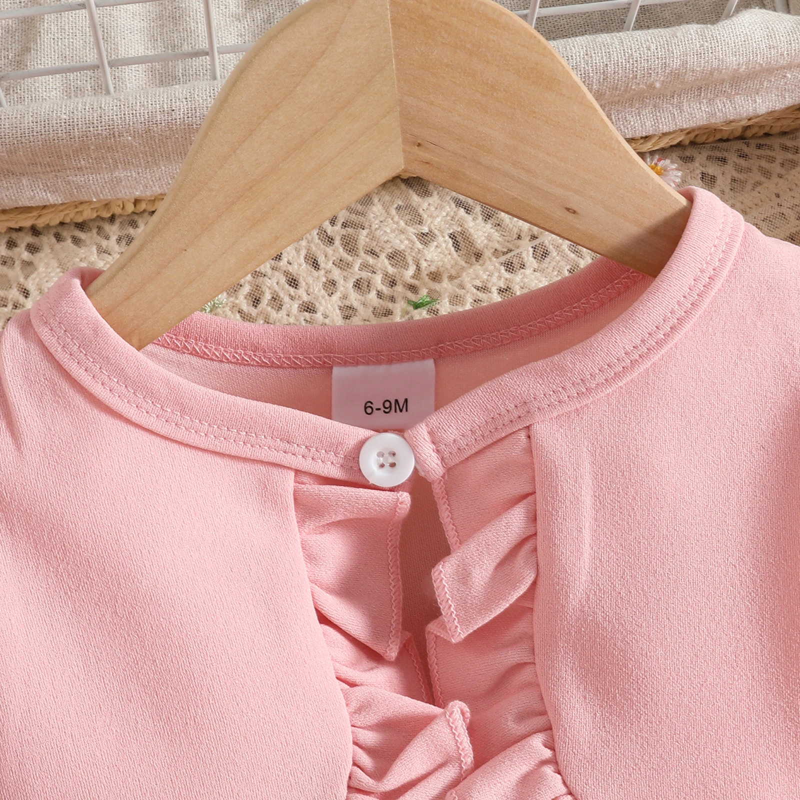 SUNSIOM 0-3 años bebé niña 2 piezas trajes de otoño vestido sin mangas con estampado de girasol + cárdigan de manga larga + conjunto de sombrero ropa para niños pequeños - imagen 5