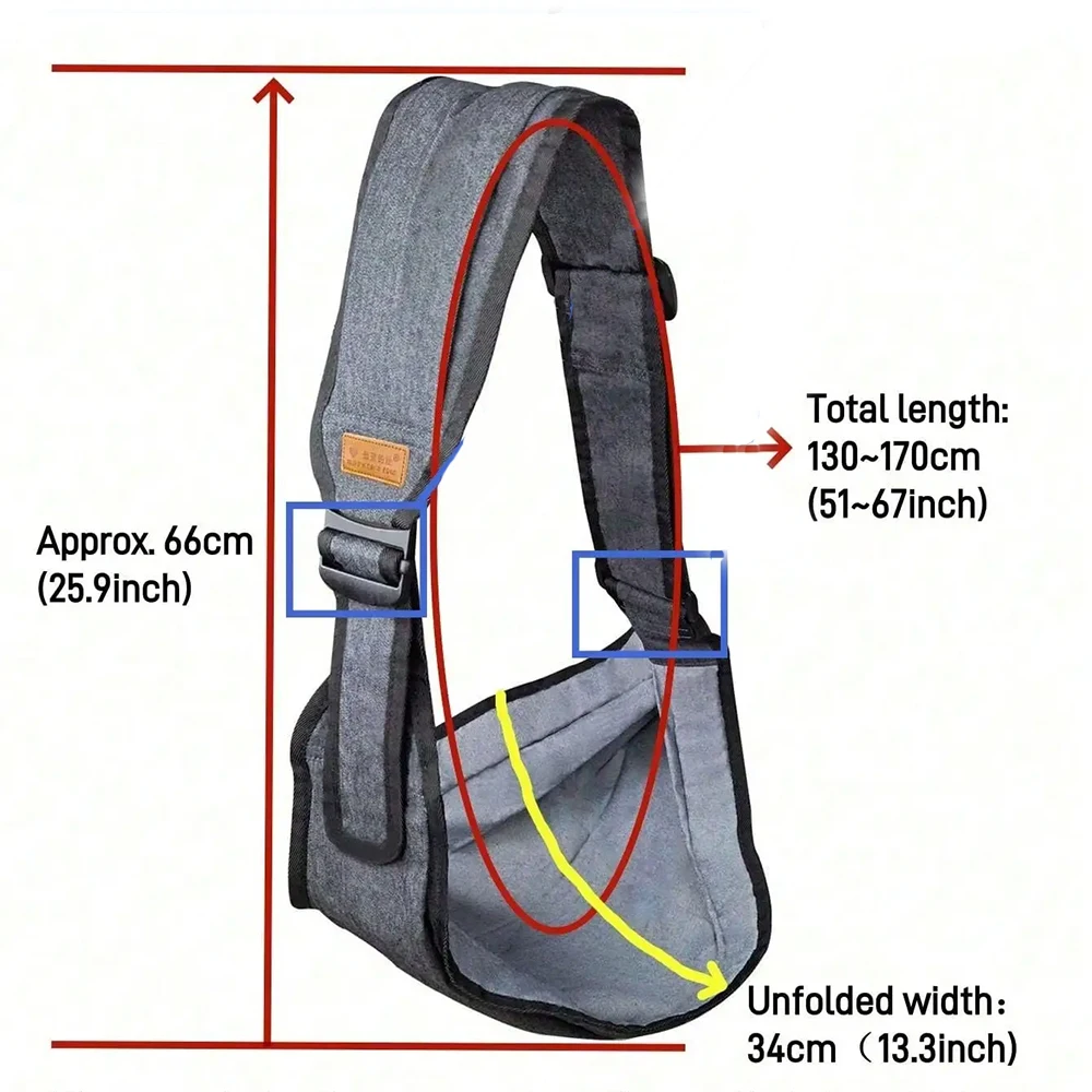 Portabebés para recién nacidos y niños pequeños, todas las posiciones hacia afuera, lado, cadera y espalda, actividades al aire libre en interiores para las cuatro estaciones - imagen 4