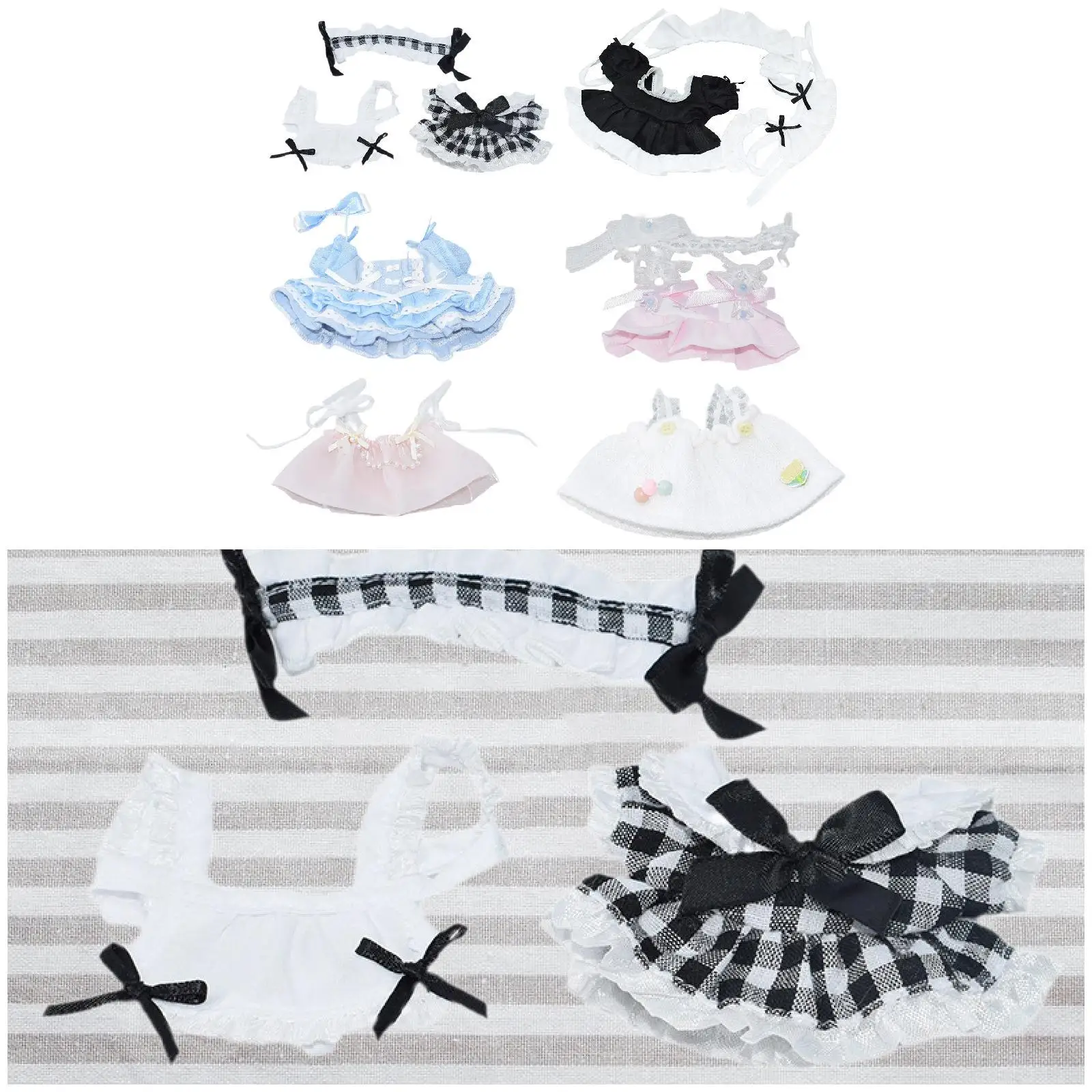 6.69inch Doll Outfit DIY Toy Accessories for Girls Gift Fashion Pendant