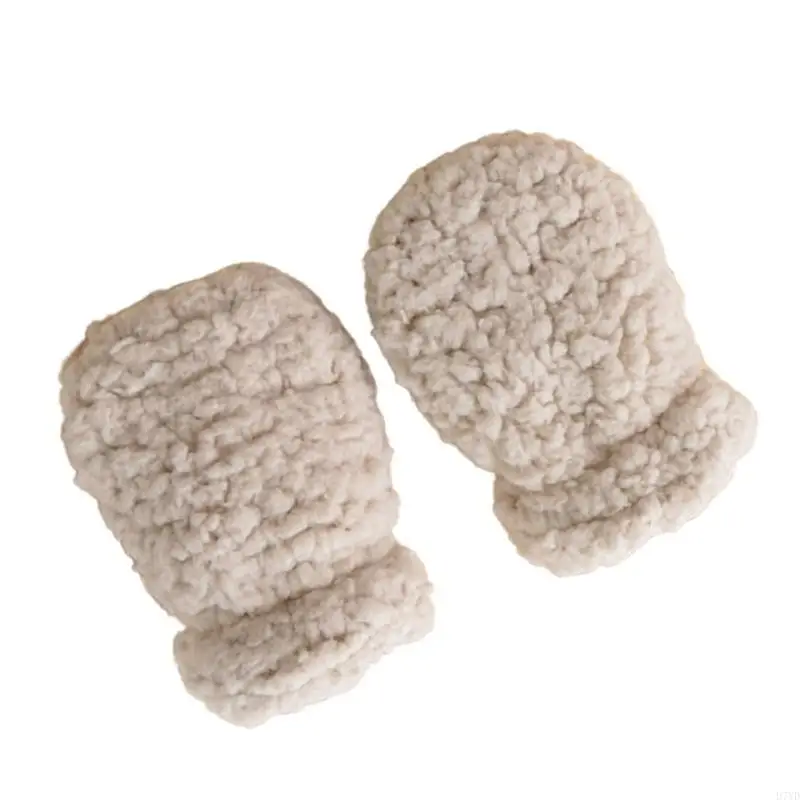 Manoplas duraderas para bebé D7YD para invierno, guantes suaves y seguros para bebé que mantienen las manos protegidas - imagen 2