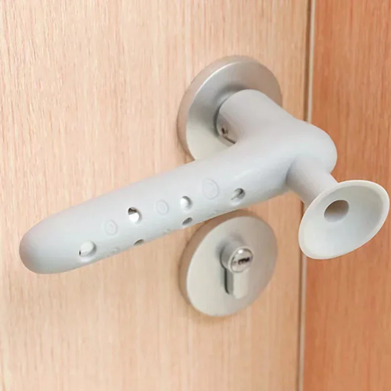 Cubiertas anti-colisión tipo guante silicona para manijas de puerta - imagen 5