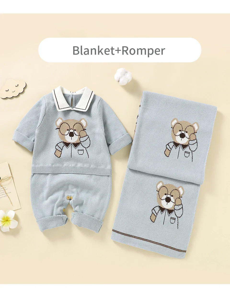 Mono de manga larga para niños pequeños