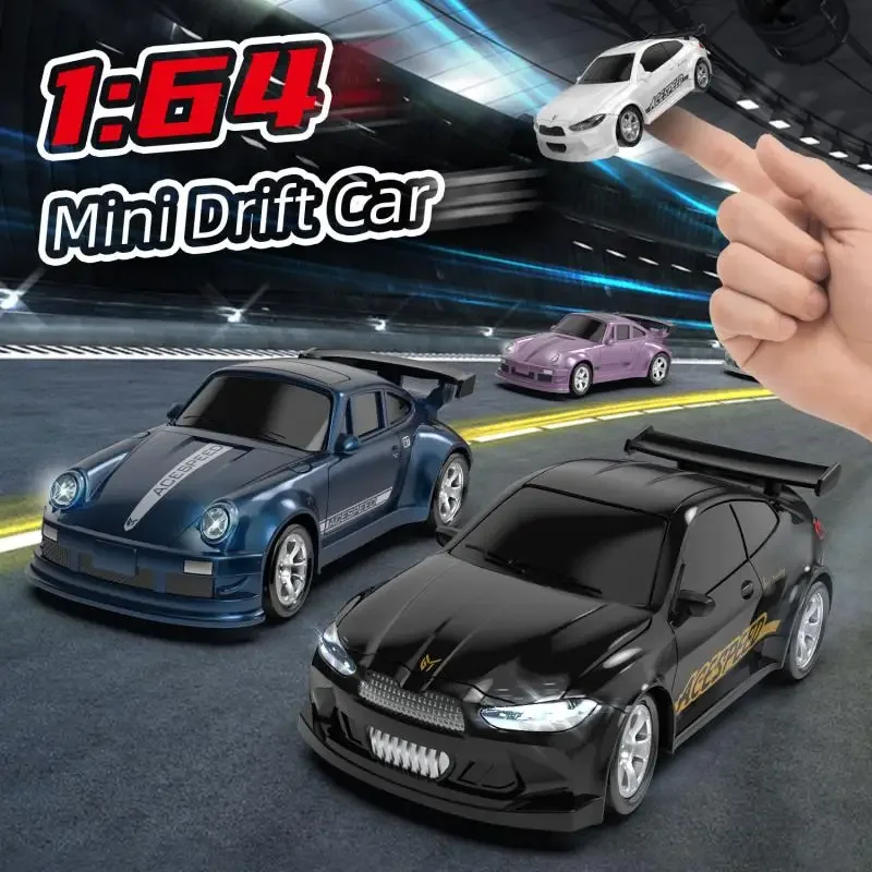 Coche mini drift radiocontrol con luces LED – Juguete de carreras