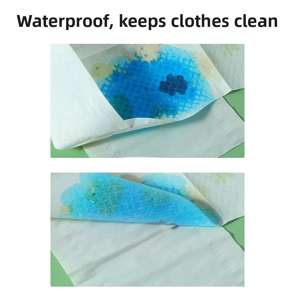 Babero desechable duradero, servilleta de Saliva impermeable sin lavado, bolsa de comida antisuciedad para niños - imagen 5