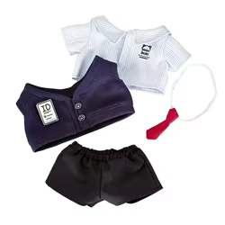 Camisa de muñeca, chaleco, pantalones, ropa de muñeca, traje de repuesto Multicolor, uniforme escolar en miniatura, regalo de Cosplay, 20cm