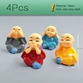 4pcs Coloful Monks