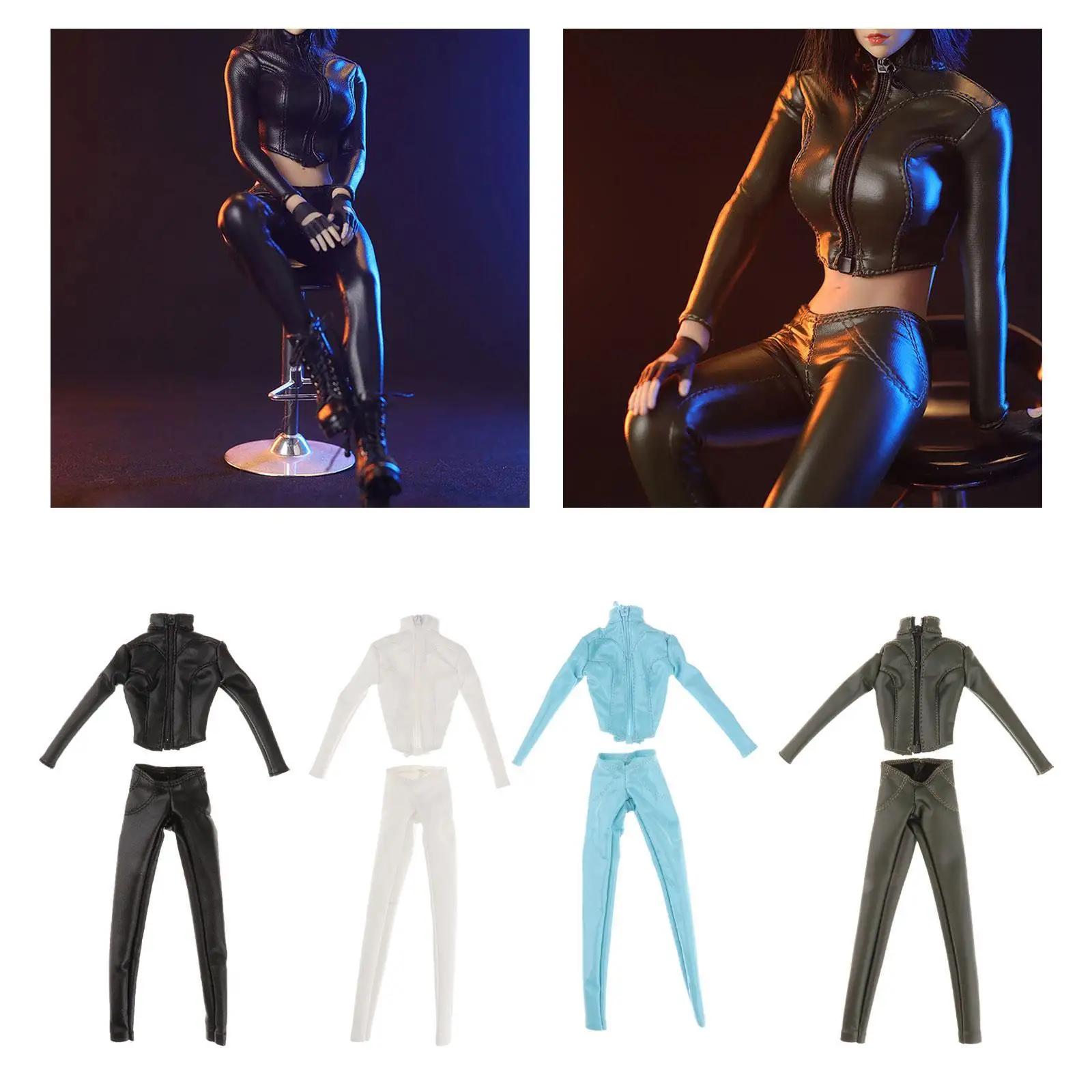 1/6 Action Figures Suit, Female Figure Clothest Model, Miniature Costume Doll