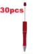30pcs glitter red