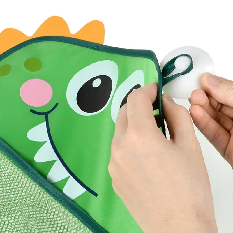 Juguete para Baby Shower, bolsa de almacenamiento de juguetes con forma de rana y pato, ventosa fuerte, bolsa de juego para Baby Shower, organizador de baño, juguete de agua - imagen 5