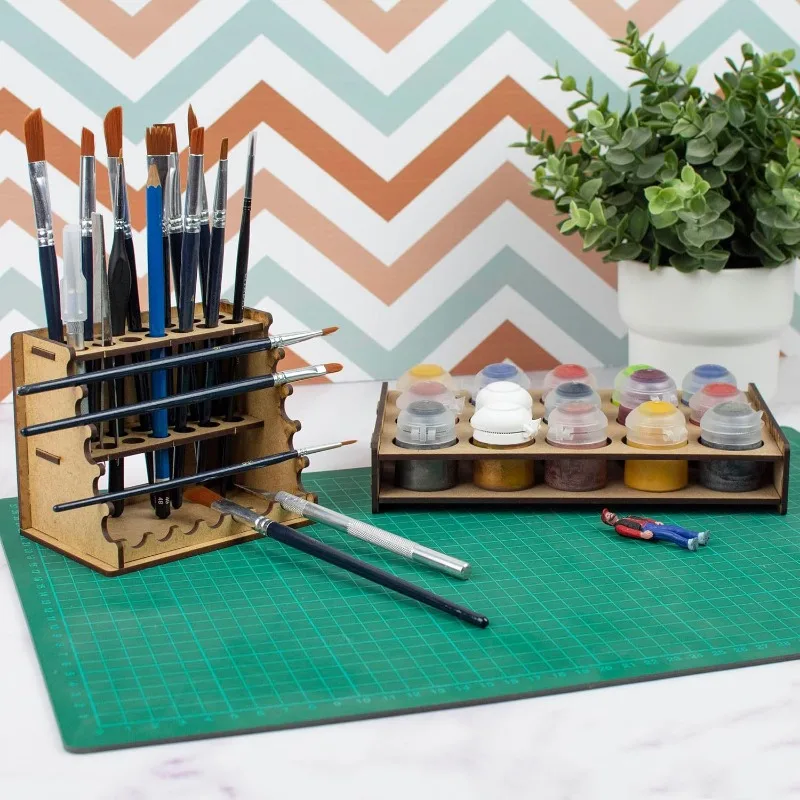 Organizador infantil de madera para lápices y escritorio - imagen 4