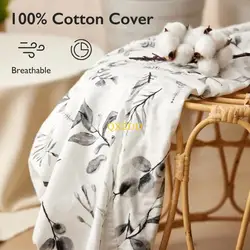 QX2D almohada de lactancia extraíble y lavable para mamá con funda
