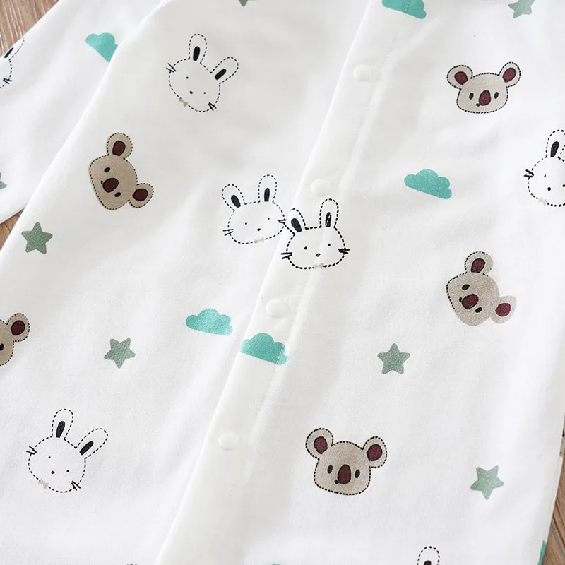 Body manga larga de bebé con estampado de koala y conejito - imagen 5